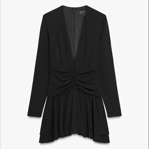 Zara Gathered Playsuit Dress